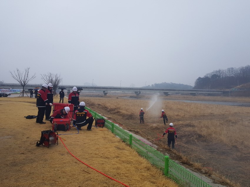 4.예천군 산불전문예방진화대 진화훈련